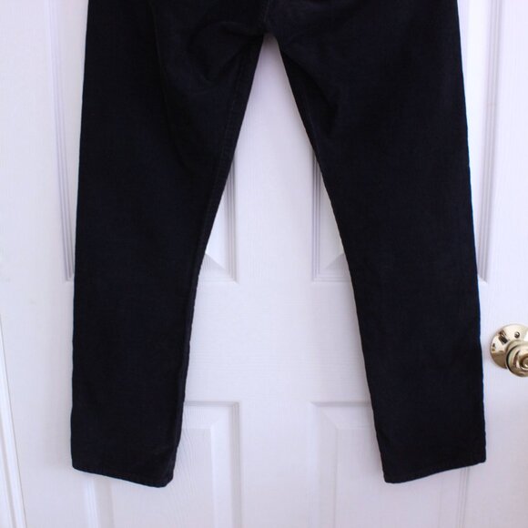Citizens of Humanity Emerson Straight Corduroy Pants Navy Cotton - Picture 7 of 10